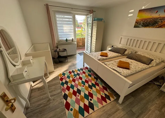 Fewo Elbo46 Mit Balkon, Waschmaschine & Smart Tv