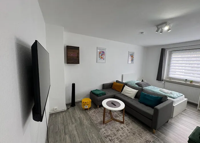 Fewo Elbo46 Mit Balkon, Waschmaschine & Smart Tv