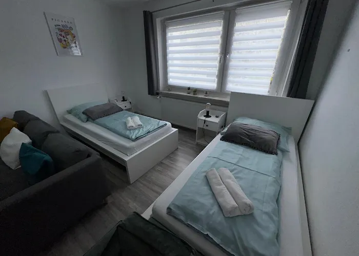 Fewo Elbo46 Mit Balkon, Waschmaschine & Smart Tv