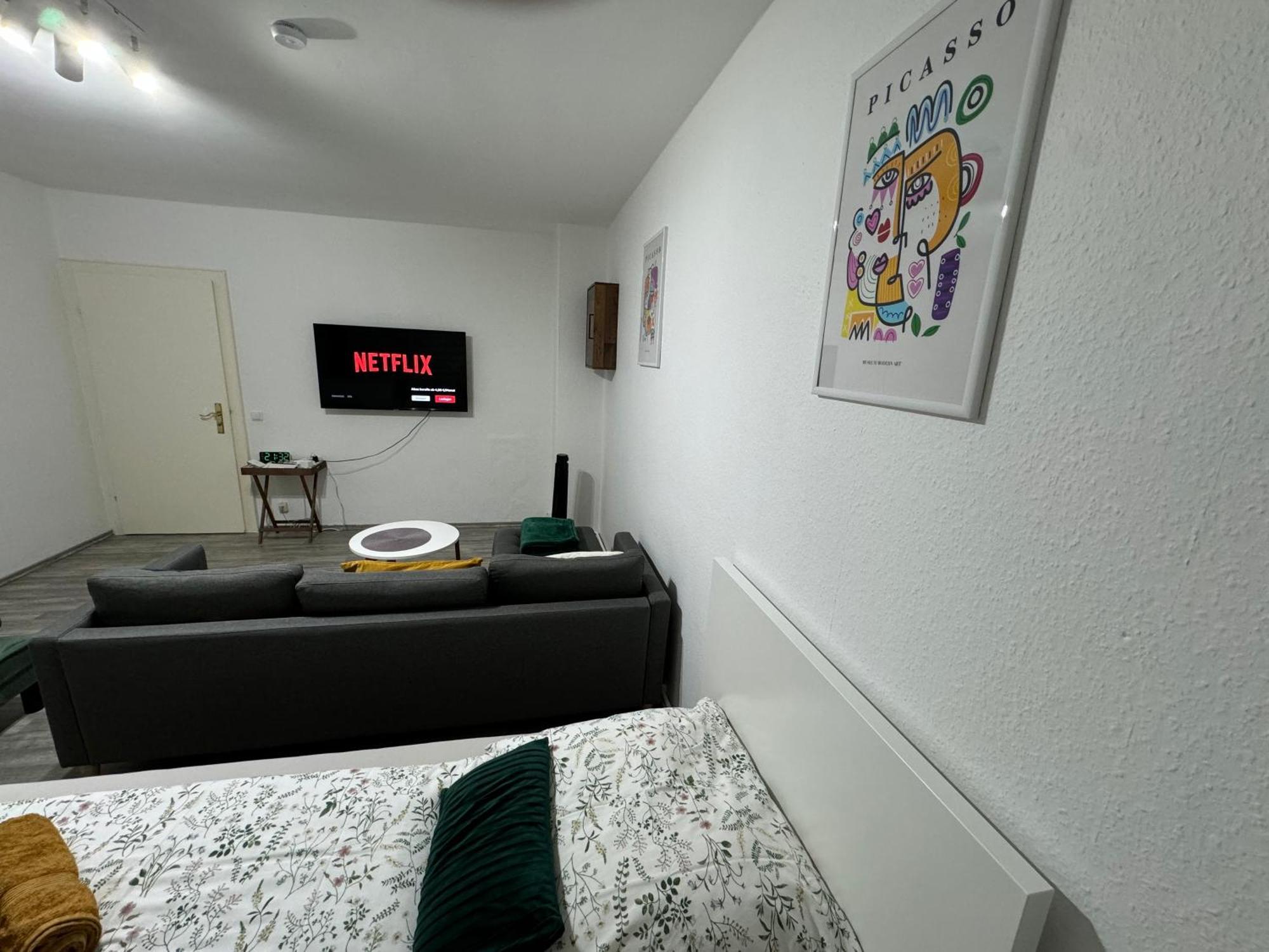 Elbo46 Mit Balkon, Waschmaschine & Smart Tv Apartment Goslar