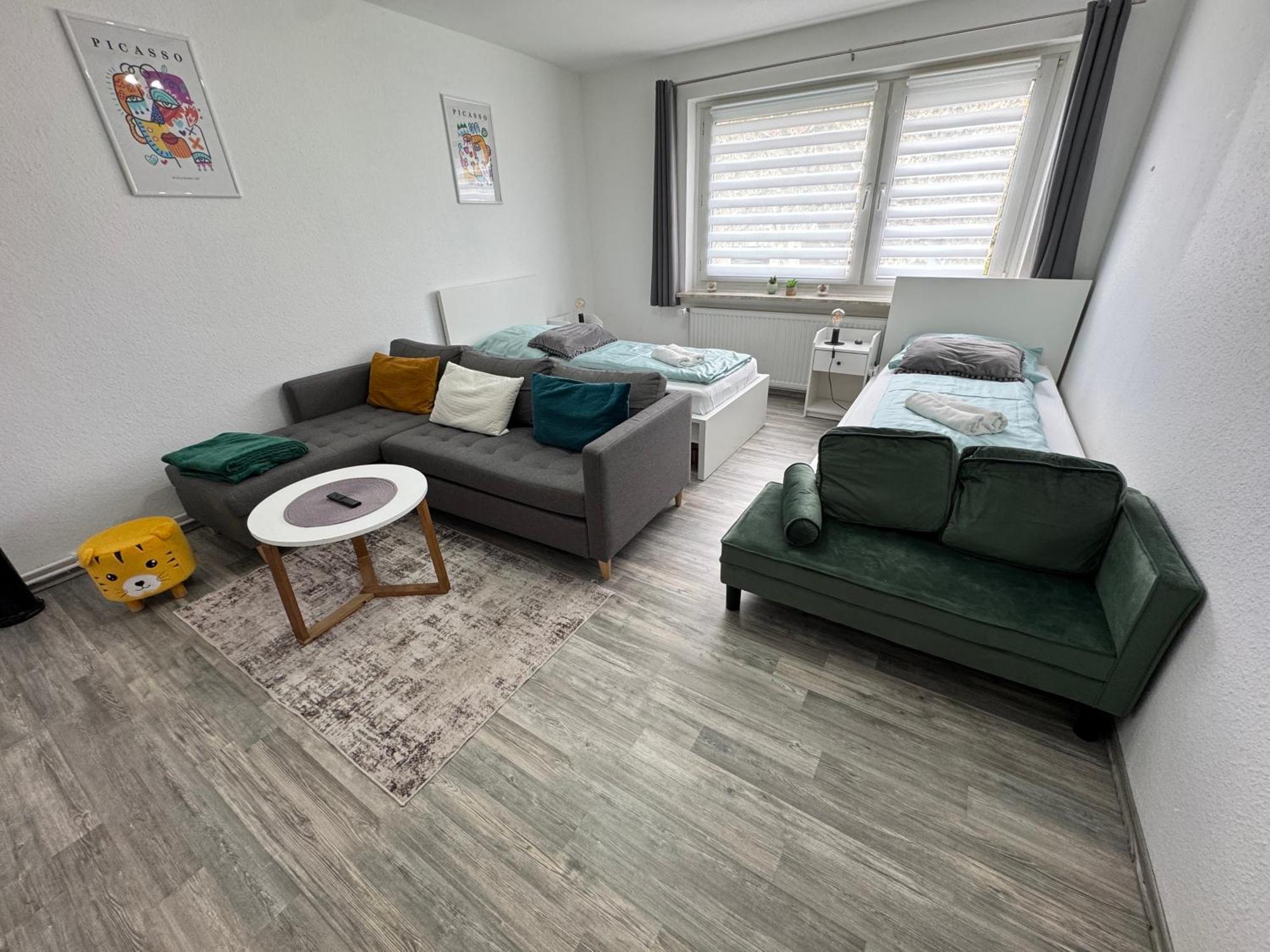 Elbo46 Mit Balkon, Waschmaschine & Smart Tv Apartment Goslar